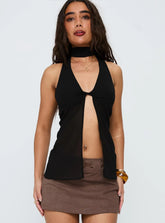 Scarface Tie Top Black